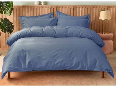 Постельное белье Lotus Home - Rebeca Indigo (Турция), евро комплект